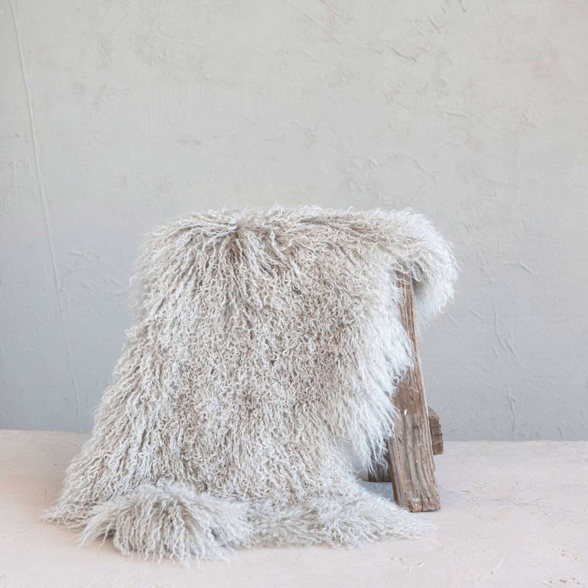 Hello Honey® 2.5ft. x 4ft. Tibetan Lamb Fur Rug